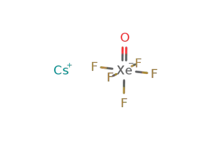 caesium fluoride * xenon oxide tetrafluoride