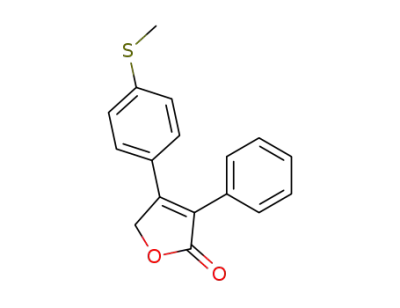 4-(4-(methylthio)phenyl)-3-phenylfuran-2(5H)-one