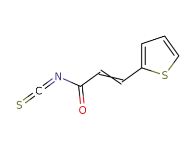 3-(thiophen-2-yl)prop-2-enoyl isothiocyanate