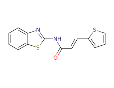 (E)-N-(1,3-benzothiazol-2-yl)-3-(thiophen-2-yl)acrylamide
